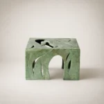 Green Arch Side Table