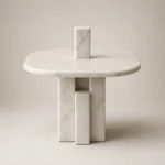 Pillar Slab Side Table