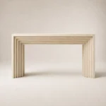 Triple Pillar Console Table