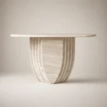 Ribbed Frame Console Table