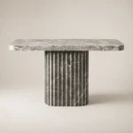 Slim Pillar Console Table