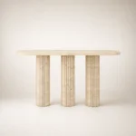 Block Stack Console Table