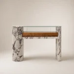 Red Frame Console Table