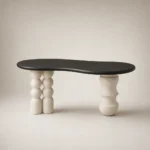 Bead Pillar Dining Table