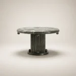 Ribbed Round Dining Table