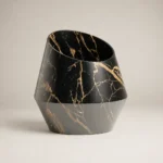Ink Gold Slant Basin