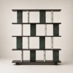 Grid Stone Bookshelf
