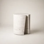 White Arc Stool