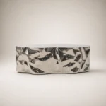 Floral Stone Bench