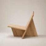 Slant Wood Chair