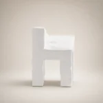 White Frame Chair