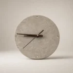 Stone Disc Clock