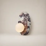 Stone Oval Wall Lamp